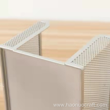 Abra los efectos de escritorio del hogar de la moda de la rejilla del metal de la caja de la libreta